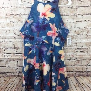 Windsor Blue flowered dress